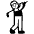 Person Golfing High Contrast Default Emoji from Fluent Emoji High Contrast Set