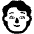 Person High Contrast Default Emoji from Fluent Emoji High Contrast Set