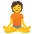 Person In Lotus Position Emoji from Noto Emoji Set