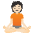 Person In Lotus Position Light Skin Tone Emoji from Noto Emoji Set