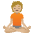 Person In Lotus Position Medium Light Skin Tone Emoji from Noto Emoji Set