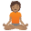 Person In Lotus Position Medium Skin Tone Emoji from Noto Emoji Set
