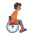 Person In Manual Wheelchair Facing Right Medium Skin Tone Emoji from Noto Emoji Set