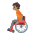 Person In Manual Wheelchair Medium Skin Tone Emoji from Noto Emoji Set