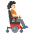 Person In Motorized Wheelchair Facing Right Light Skin Tone Emoji from Noto Emoji Set