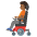 Person In Motorized Wheelchair Medium Dark Skin Tone Emoji from Noto Emoji Set