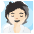 Person In Steamy Room Light Skin Tone Emoji from Noto Emoji Set