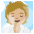 Person In Steamy Room Medium Light Skin Tone Emoji from Noto Emoji Set