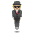 Person In Suit Levitating Medium Light Skin Tone Emoji from Noto Emoji Set