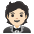 Person In Tuxedo Light Skin Tone Emoji from Noto Emoji Set