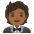 Person In Tuxedo Medium Dark Skin Tone Emoji from Noto Emoji Set