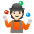 Person Juggling Light Skin Tone Emoji from Noto Emoji Set