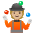 Person Juggling Medium Light Skin Tone Emoji from Noto Emoji Set