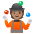 Person Juggling Medium Skin Tone Emoji from Noto Emoji Set