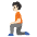 Person Kneeling Light Skin Tone Emoji from Noto Emoji Set