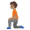 Person Kneeling Medium Skin Tone Emoji from Noto Emoji Set