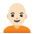 Person Light Skin Tone Bald Emoji from Noto Emoji Set