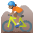 Person Mountain Biking Medium Skin Tone Emoji from Noto Emoji Set