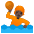 Person Playing Water Polo Dark Skin Tone Emoji from Noto Emoji Set
