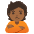 Person Pouting Medium Dark Skin Tone Emoji from Noto Emoji Set
