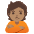 Person Pouting Medium Skin Tone Emoji from Noto Emoji Set