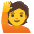 Person Raising Hand Emoji from Noto Emoji Set