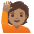 Person Raising Hand Medium Skin Tone Emoji from Noto Emoji Set