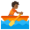 Person Rowing Boat Medium Dark Skin Tone Emoji from Noto Emoji Set