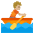 Person Rowing Boat Medium Light Skin Tone Emoji from Noto Emoji Set