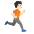 Person Running Facing Right Light Skin Tone Emoji from Noto Emoji Set