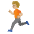 Person Running Medium Light Skin Tone Emoji from Noto Emoji Set