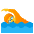 Person Swimming Emoji from Noto Emoji Set