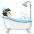 Person Taking Bath Light Skin Tone Emoji from Noto Emoji Set