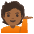 Person Tipping Hand Medium Dark Skin Tone Emoji from Noto Emoji Set