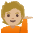 Person Tipping Hand Medium Light Skin Tone Emoji from Noto Emoji Set