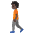 Person Walking Dark Skin Tone Emoji from Noto Emoji Set