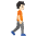 Person Walking Facing Right Light Skin Tone Emoji from Noto Emoji Set