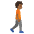 Person Walking Facing Right Medium Dark Skin Tone Emoji from Noto Emoji Set