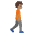 Person Walking Facing Right Medium Skin Tone Emoji from Noto Emoji Set