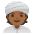 Person Wearing Turban Medium Dark Skin Tone Emoji from Noto Emoji Set