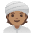 Person Wearing Turban Medium Skin Tone Emoji from Noto Emoji Set