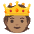 Person With Crown Medium Skin Tone Emoji from Noto Emoji Set
