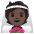 Person With Veil Dark Skin Tone Emoji from Noto Emoji Set