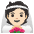 Person With Veil Light Skin Tone Emoji from Noto Emoji Set