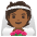 Person With Veil Medium Dark Skin Tone Emoji from Noto Emoji Set