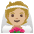 Person With Veil Medium Light Skin Tone Emoji from Noto Emoji Set