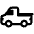 Pickup Truck High Contrast Emoji from Fluent Emoji High Contrast Set