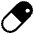 Pill High Contrast Emoji from Fluent Emoji High Contrast Set