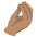 Pinched Fingers Medium Skin Tone Emoji from Noto Emoji Set