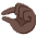 Pinching Hand Dark Skin Tone Emoji from Noto Emoji Set